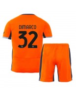 Inter Milan Federico Dimarco #32 Alternativní dres pro děti 2023-24 Krátký Rukáv (+ trenýrky)